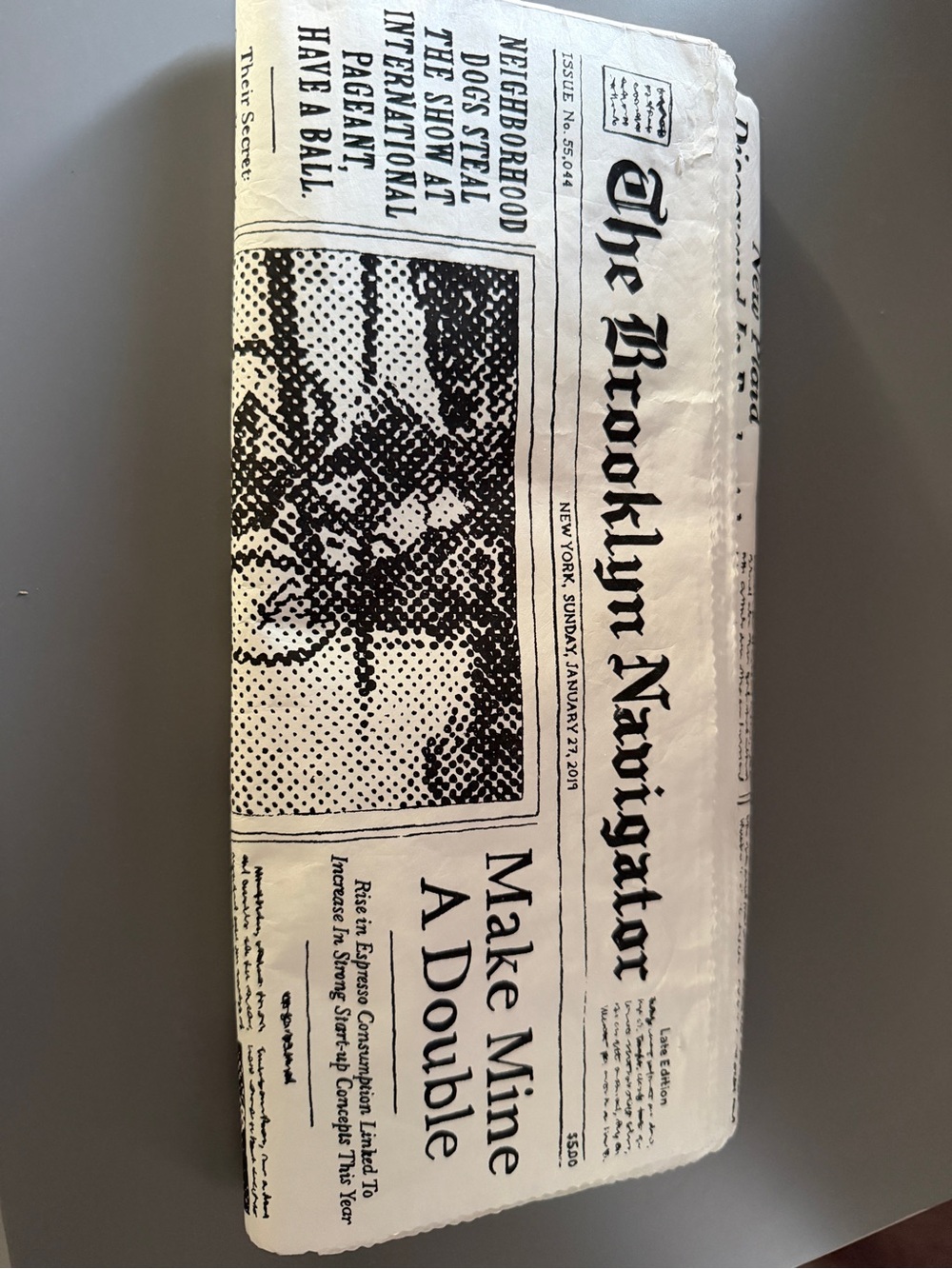Kate Spade Glitzy Ritzy Newspaper Clutch